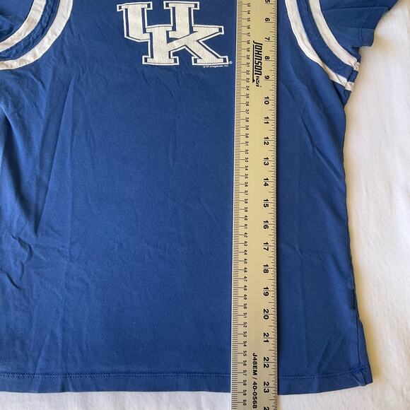 Majestic Women’s Short Sleeve T-shirt size M, Blue, UK - Picture 4 of 6